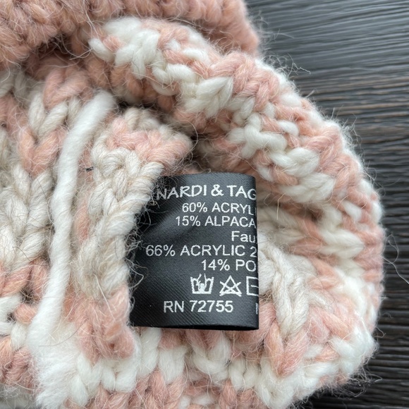 NARDI & TAGLIAFERRI Women’s One Size Knit Alpaca Wool Pom Hat Made in Italy main image 4